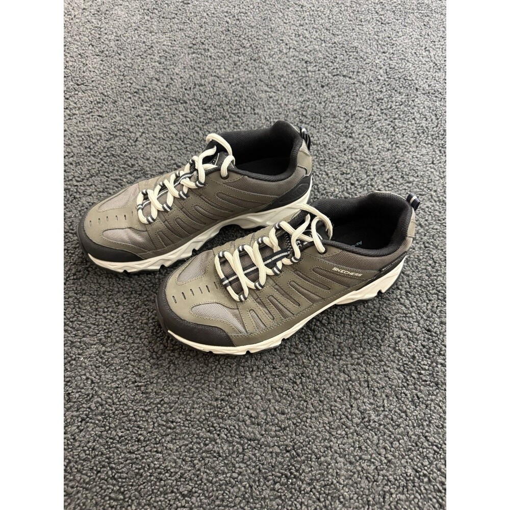 Skechers Air-Cooled Memory Foam Brown Mens Shoes Size 9.5 Outdoor Sportswear